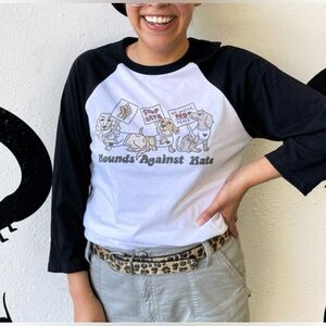 Bean Goods Dachshund Shirt Hounds Against Hate